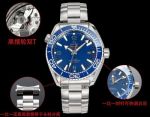 Omega Planet Ocean Bezel Swap 600M for Diving 43.5MM Stainless Steel Blue Watch